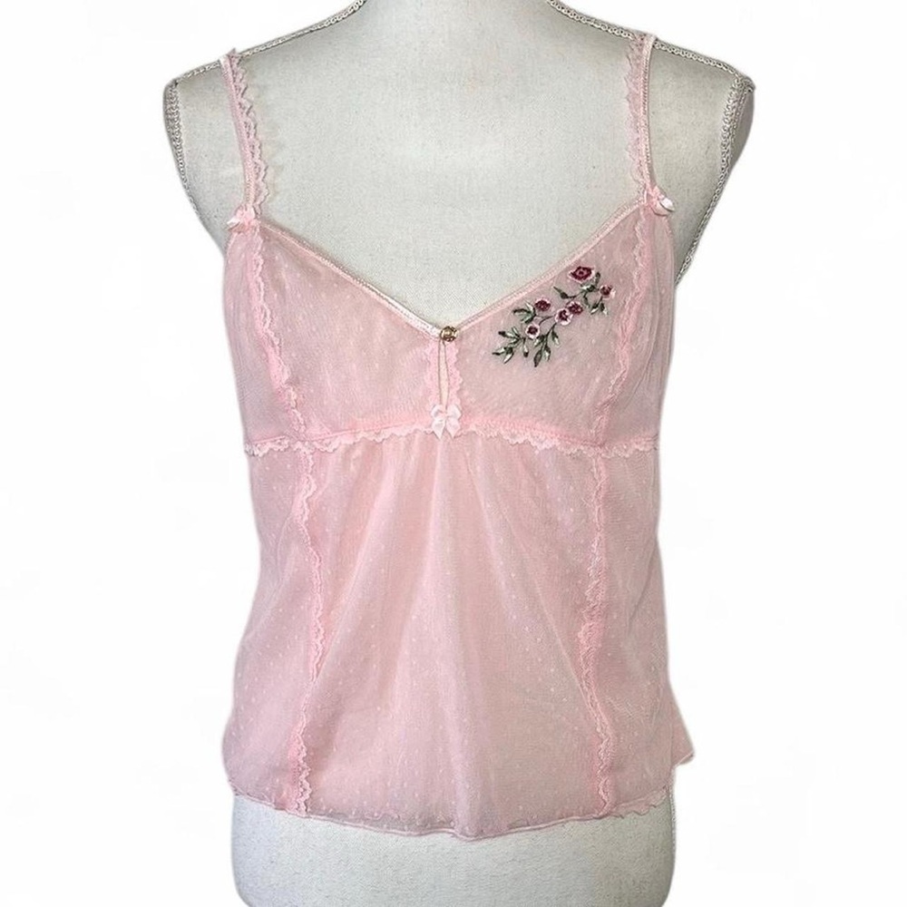 Y2K Victoria’s Secret Mesh Cami - Picture 2 of 7